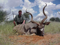 Skip Berry with his Kudu