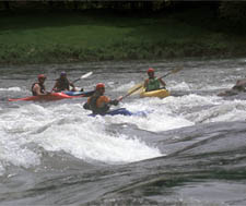 Kayaker on Ouachita River, Arkansas