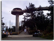 Clingman's Dome observation Tower - Great Somky Mountains NP